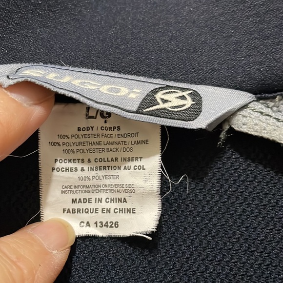 Sugoi green and black jacket (sz lg) - Picture 3 of 12